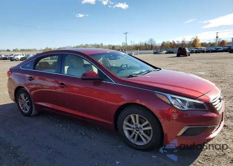 2016 Hyundai Sonata Se from USA, damaged, VIN 5NPE24AF6GH376869